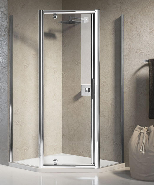 Pentagon store shower enclosure